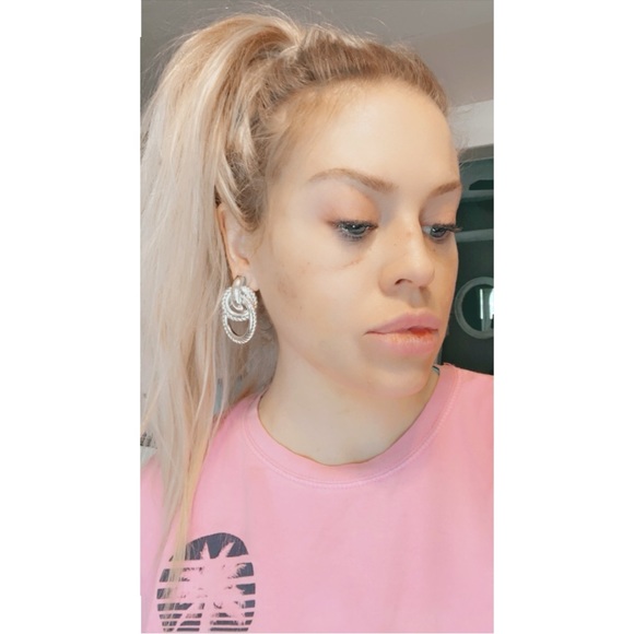 Givenchy Couture Silver Tiered Hoop Clip-On Earrings - Picture 7 of 7